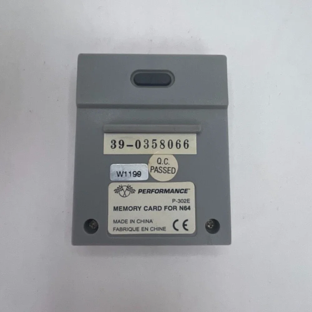 Performance Memory Card P-302E N64 (Nintendo 64, ) Cartridge Only
